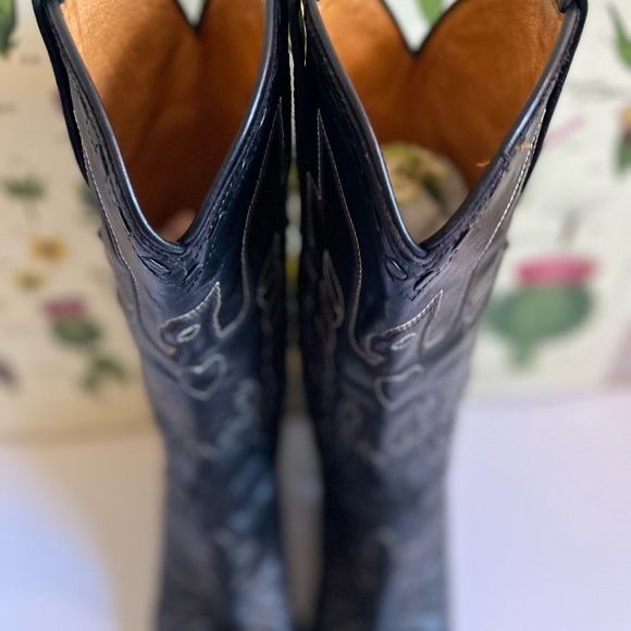 Vero Cuoio Vintage Embroidered Cowboy Boots - Women’s 8 - Made In Italy - Picture 3 of 16